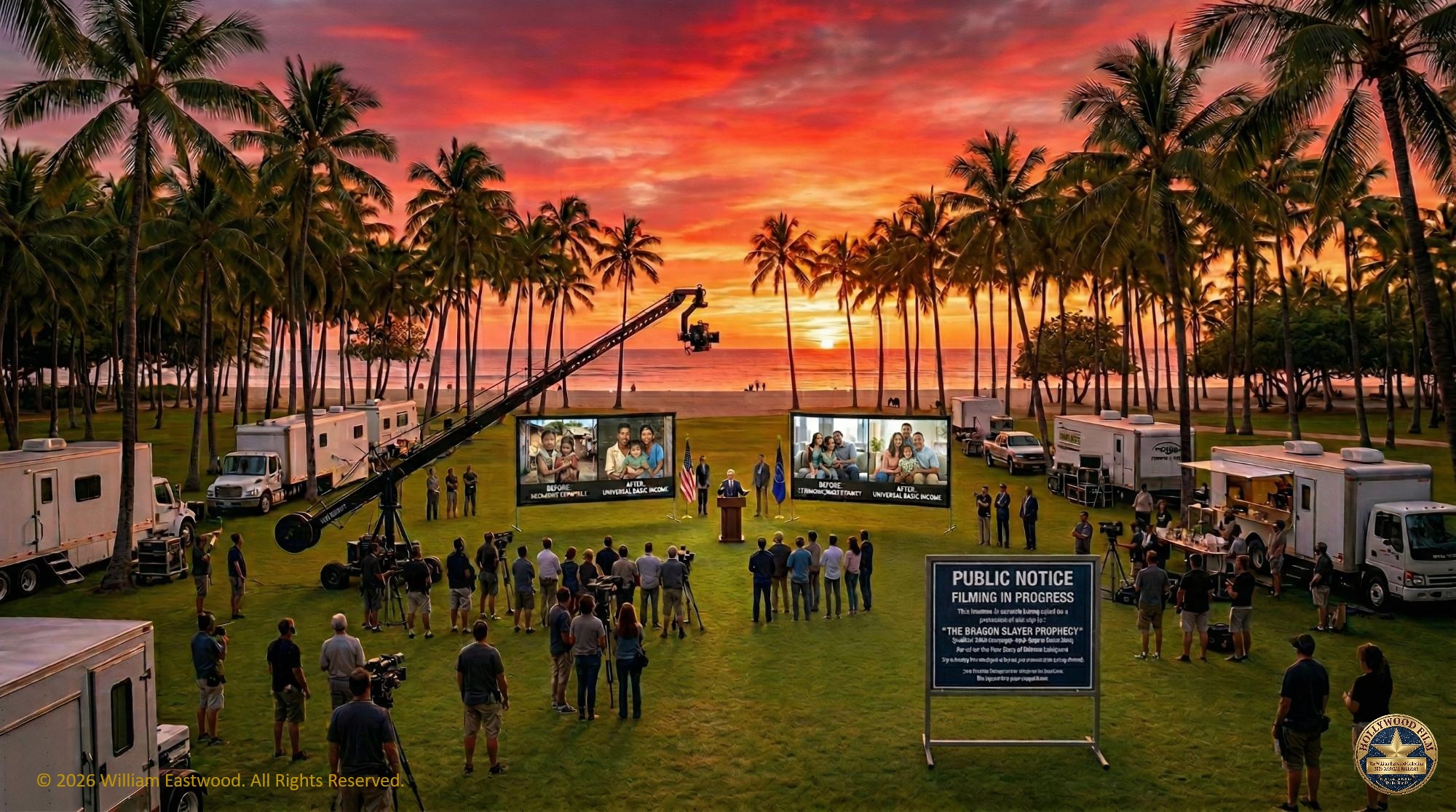 DRAGON SLAYER PROPHECY Internal Science Oahu Hawaii film William Eastwood